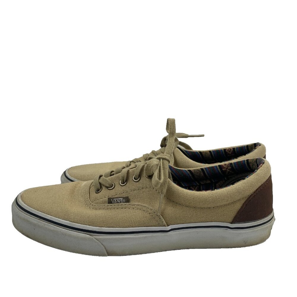 Vans Shoes Mens Size 9.5 Brown Off The Wall Sk8 Skateboarding Canvas Aztec
